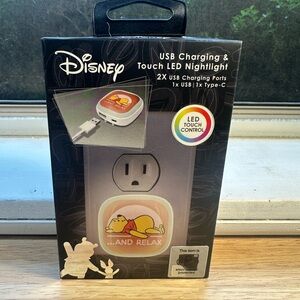 Disney LED Nightlight with USB Charging Winnie to Pooh